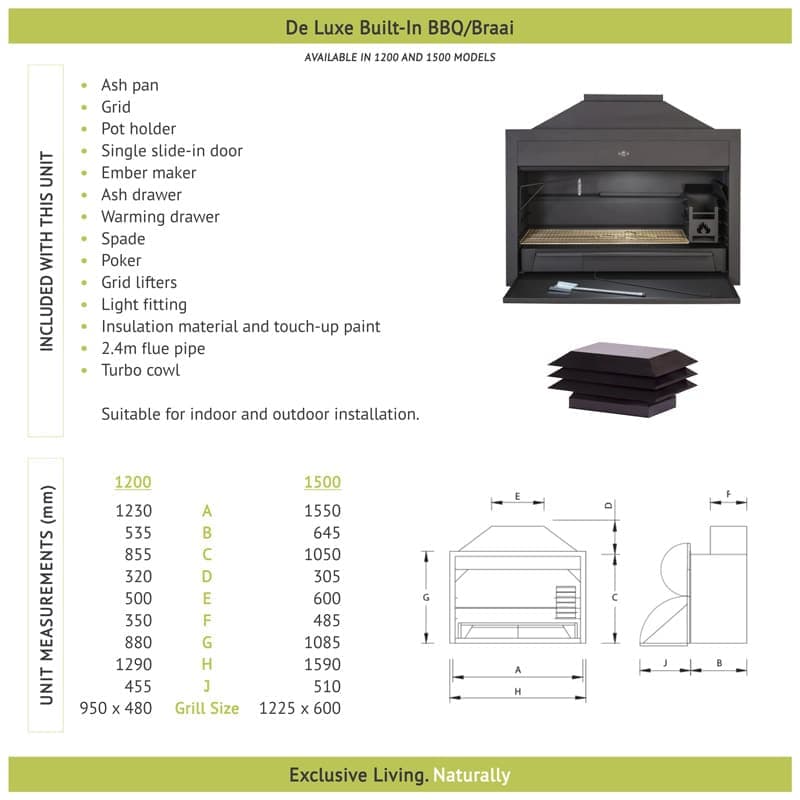 De Luxe Built-In BBQ image 2