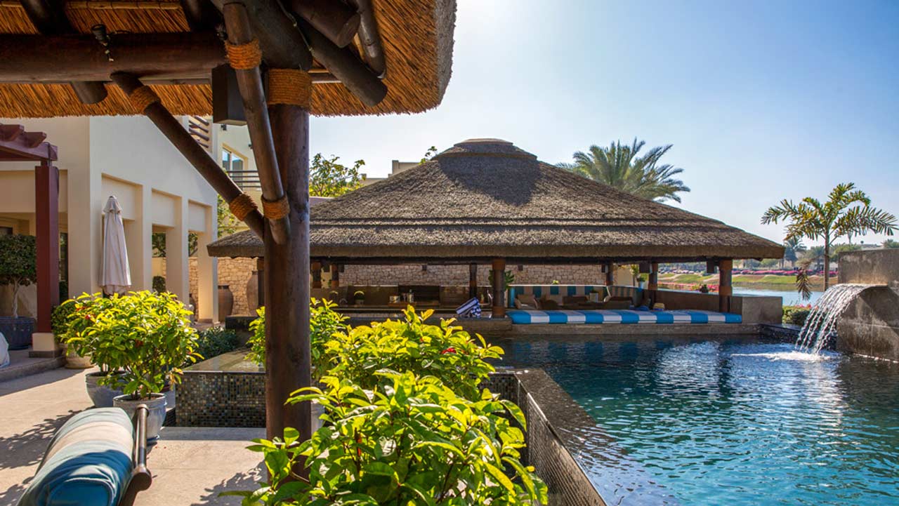 Add a thatched gazebo to your outdoor space!